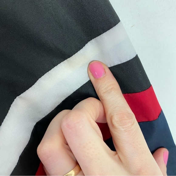 Members Only Jacket Mens Size Medium Full Zip Up Windbreaker Logo Back Retro - Picture 8 of 16